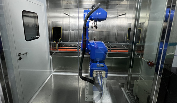 Thousand level spray booth