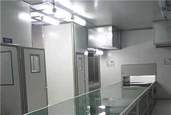 Automatic spraying flat conveyor line
