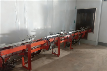 地轨自动喷涂积放线