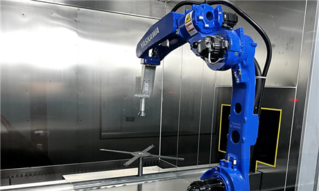 Robot plasma pretreatment