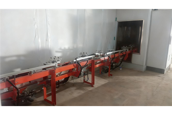 地轨自动喷涂积放线